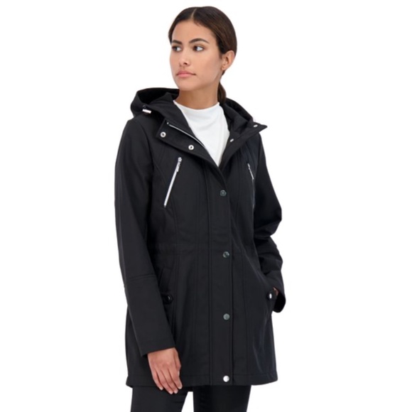 NEW Sebby Collection Women's Hooded Softshell Anorak JACKET SIZE SMALL NWT - Picture 4 of 4